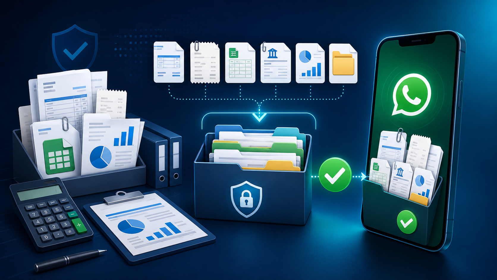 Como organizar e enviar documentos pelo WhatsApp