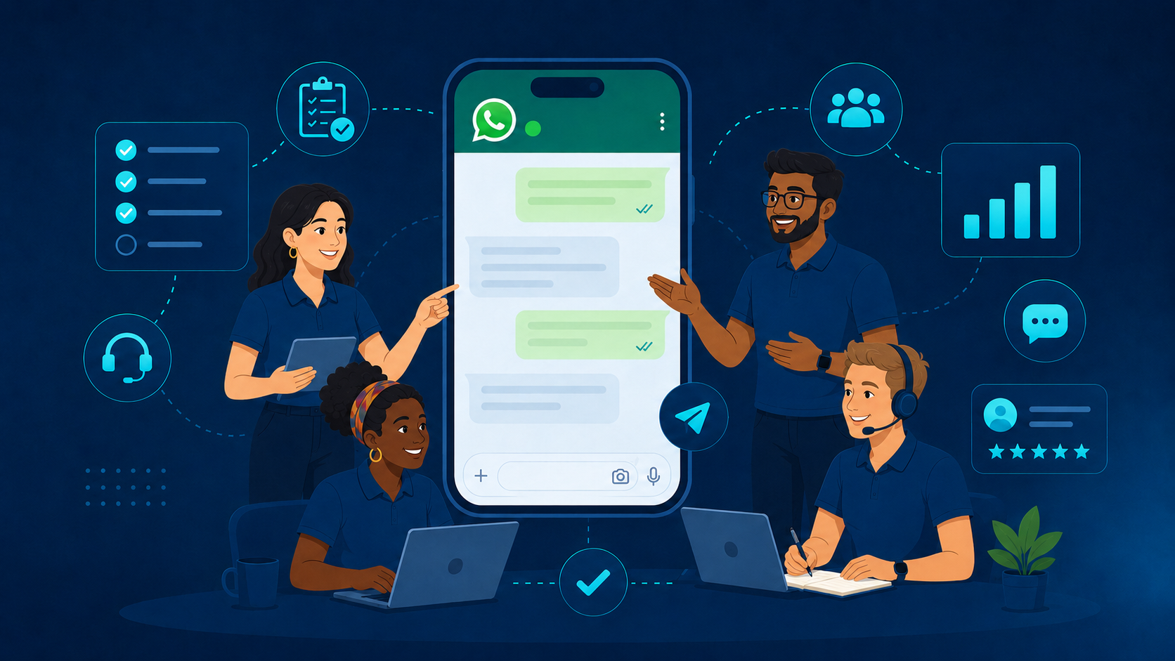Como preparar equipes para usar o WhatsApp de forma profissional