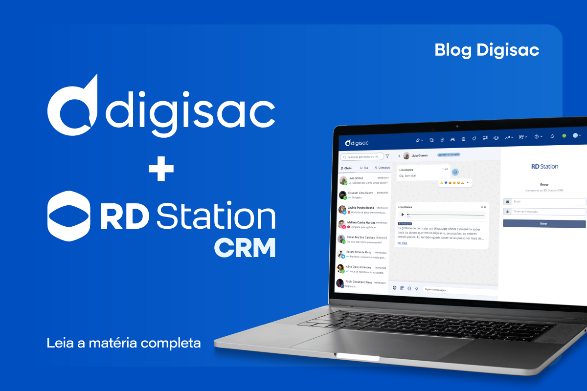 Integração Digisac e RD Station CRM 