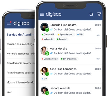 App Digisac no Celular