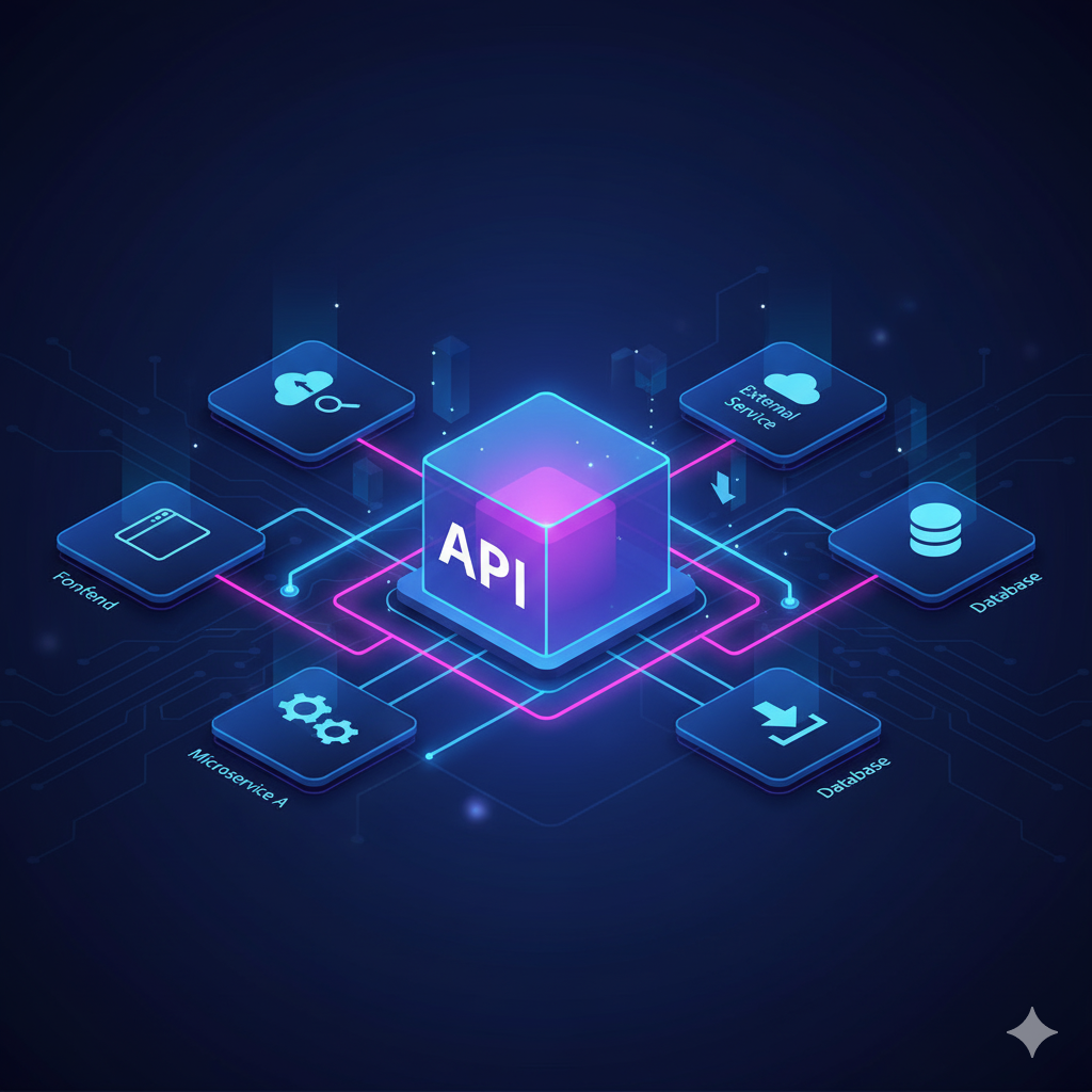 Ilustração de API Oficial